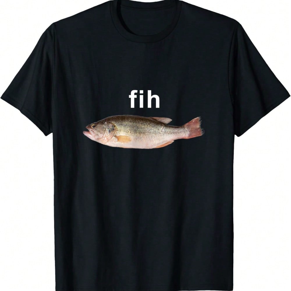 FishFunny Misspelled Print TShirt Cotton Classic T Shirt Printed Graphic Tee Women Casual ShortSleeved Tee Tops S
FishFunny Misspelled Print TShirt Cotton Classic T Shirt Printed Graphic Tee Women Casual ShortSleeved Tee Tops S