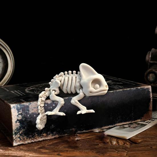 Yousheng Halloween Skeleton Chameleon Decoration Realistic Animal Skeletons Resin Chameleon Bone Statue Model for Yard Haunted House Decor
Yousheng Halloween Skeleton Chameleon Decoration Realistic Animal Skeletons Resin Chameleon Bone Statue Model for Yard Haunted House Decor