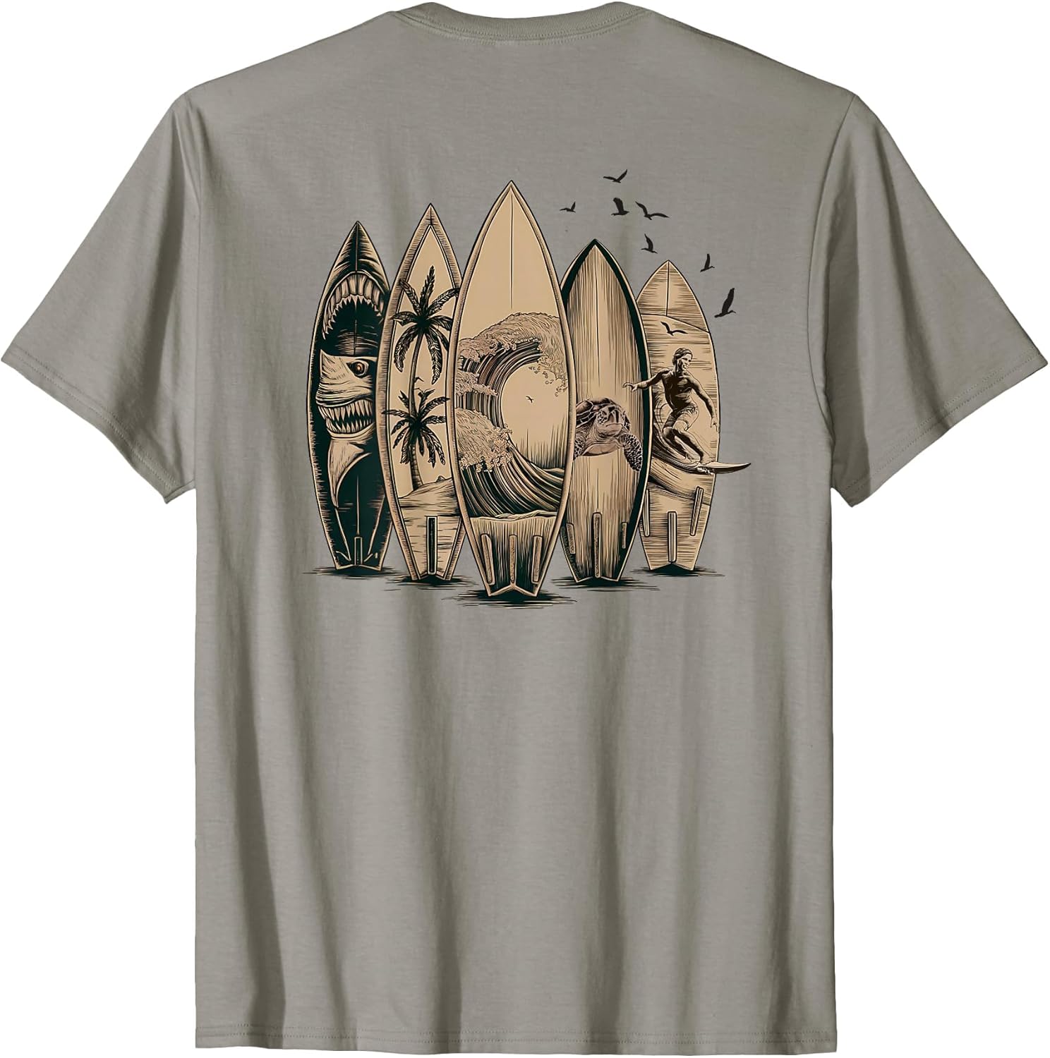 On Back | Surfing Tropical Surfboards Surfboarder Surfer T-Shirt 5XL різнокольоровий
On Back | Surfing Tropical Surfboards Surfboarder Surfer T-Shirt 5XL різнокольоровий