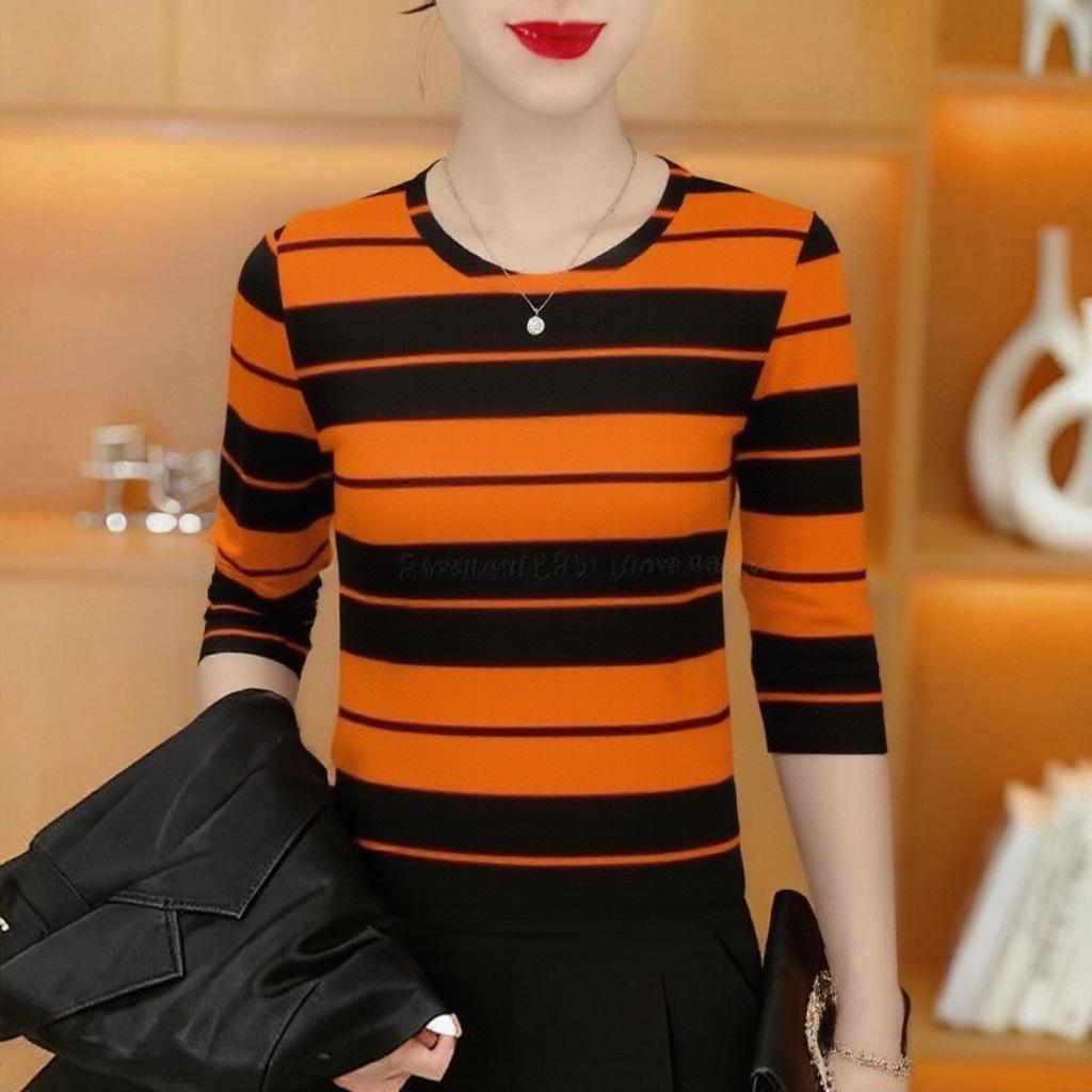 2026 Spring Striped Long Sleeve Women s Top, Round Neck, Versatile, Lightweight, Suitable for Outdoor and Everyday Wear. L
2026 Spring Striped Long Sleeve Women s Top, Round Neck, Versatile, Lightweight, Suitable for Outdoor and Everyday Wear. L