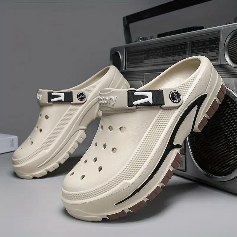 Мужские модные цветные сабо с ажурной подошвой, удобные нескользящие прочные тапочки с мягкой подошвой, мужская летняя обувь 45 хаки
Мужские модные цветные сабо с ажурной подошвой, удобные нескользящие прочные тапочки с мягкой подошвой, мужская летняя обувь 45 хаки