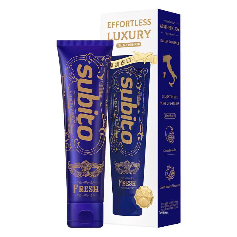 Shubituo Fresh Lemon Mint Toothpaste
Shubituo Fresh Lemon Mint Toothpaste