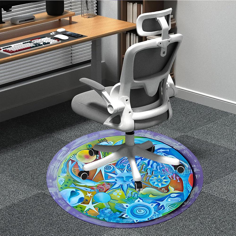 1pc Oceanic Fantasy Chair Carpet for Office, Soft and Durable Office Rug for Interior Decoration, Perfect for Office yy251227099 80cm by 80cm
1pc Oceanic Fantasy Chair Carpet for Office, Soft and Durable Office Rug for Interior Decoration, Perfect for Office yy251227099 80cm by 80cm