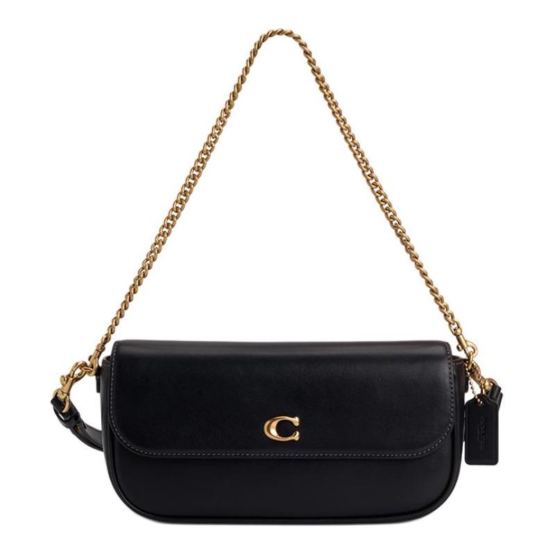 COACH Brook Flap 24 Metal Logo Removable Shoulder Strap Calf Leather Shoulder Bag Medium Women s Black чорний
COACH Brook Flap 24 Metal Logo Removable Shoulder Strap Calf Leather Shoulder Bag Medium Women s Black чорний