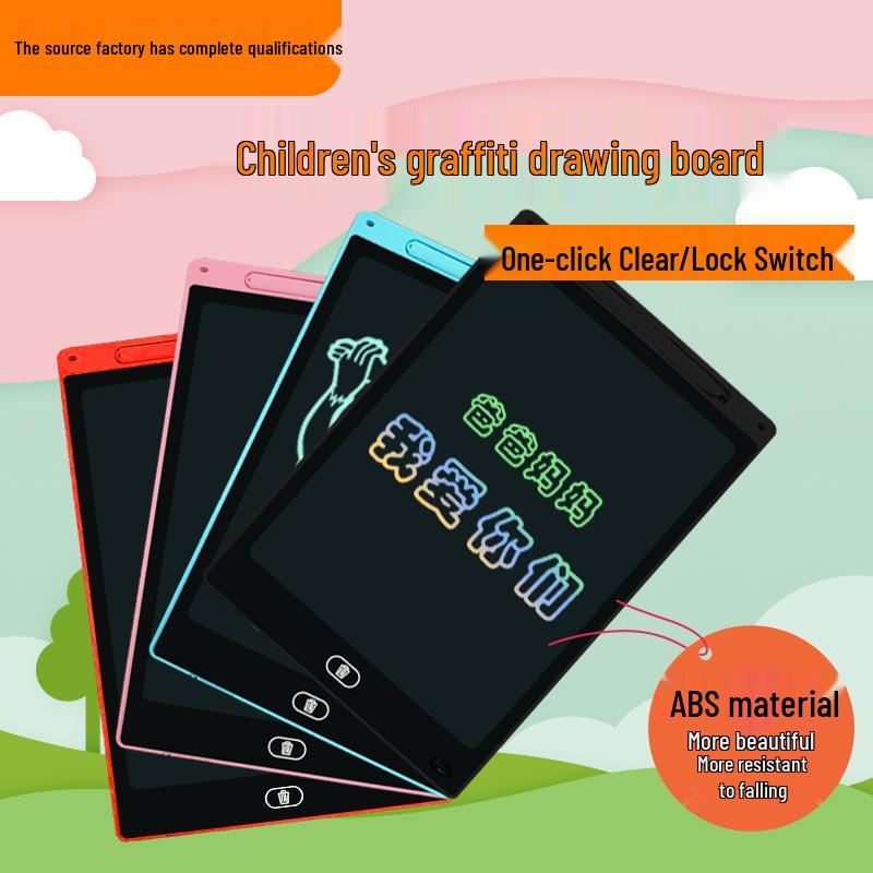 Children s LCD Writing & Drawing Tablet - 8.5/10/12 inch Color Screen Doodle & Painting Board 6.5 inch Monochrome Traces рожевий
Children s LCD Writing & Drawing Tablet - 8.5/10/12 inch Color Screen Doodle & Painting Board 6.5 inch Monochrome Traces рожевий