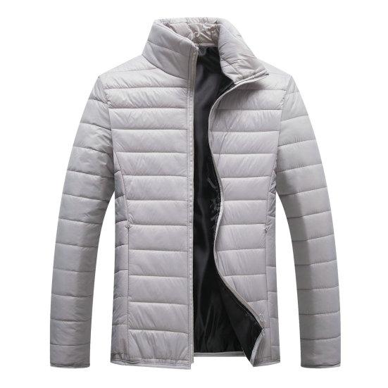 Winter Men Cotton Coat Stand Collar Neck Protection Thickened Padded Warm Windproof Soft Long Sleeve Cold Resistant Solid Color Zipper Closure 3XL сірий
Winter Men Cotton Coat Stand Collar Neck Protection Thickened Padded Warm Windproof Soft Long Sleeve Cold Resistant Solid Color Zipper Closure 3XL сірий