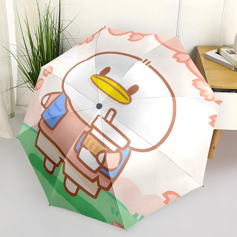 1pc Cherry Blossom Print Umbrella with Auto Open Close Mechanism, Foldable Design, Iron Frame, Outdoor Use, Festive Gift for Fans, Travelers, Daily Us
1pc Cherry Blossom Print Umbrella with Auto Open Close Mechanism, Foldable Design, Iron Frame, Outdoor Use, Festive Gift for Fans, Travelers, Daily Us