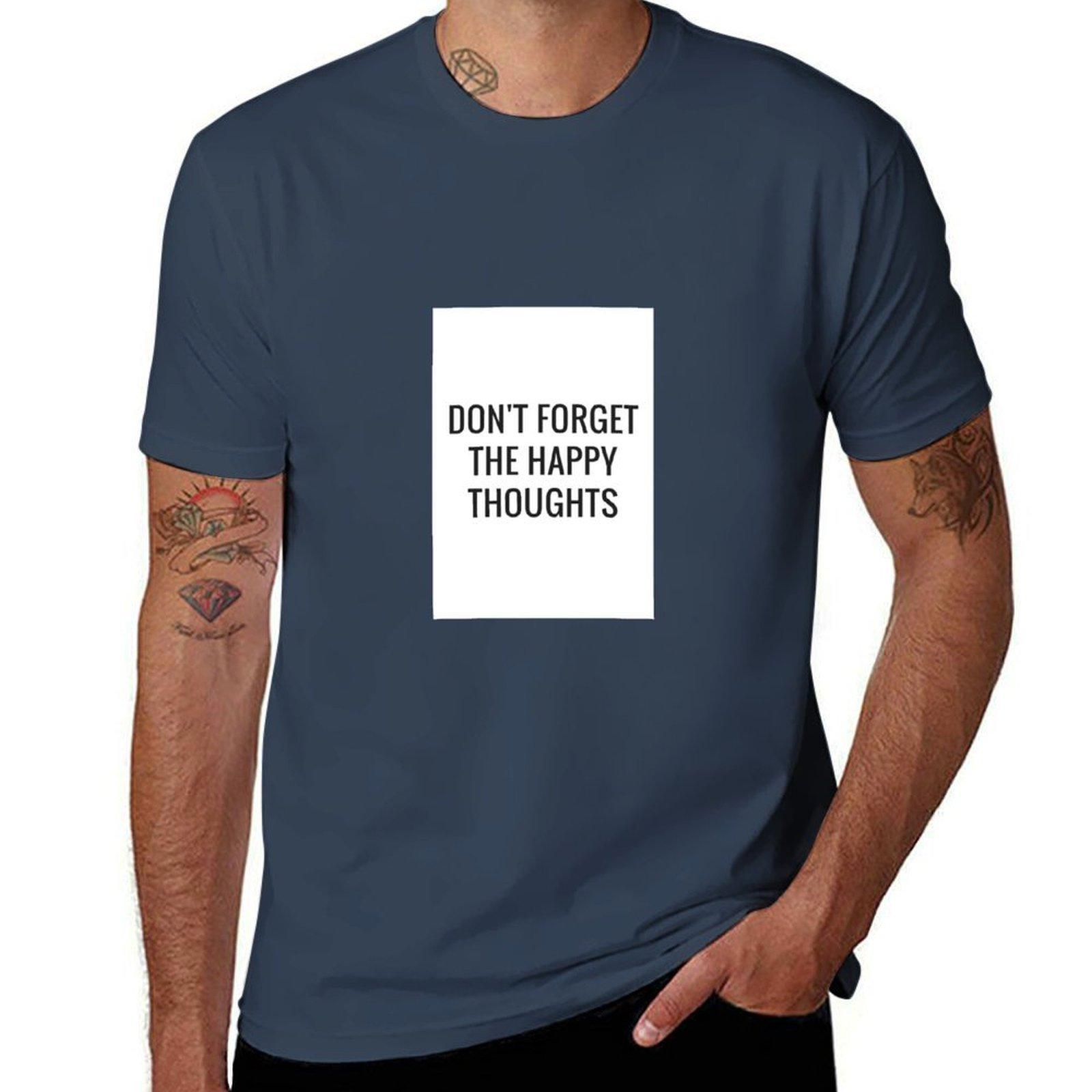 dont forget the happy thoughts TShirt Basic Lightweight Short Sleeve Tee S
dont forget the happy thoughts TShirt Basic Lightweight Short Sleeve Tee S