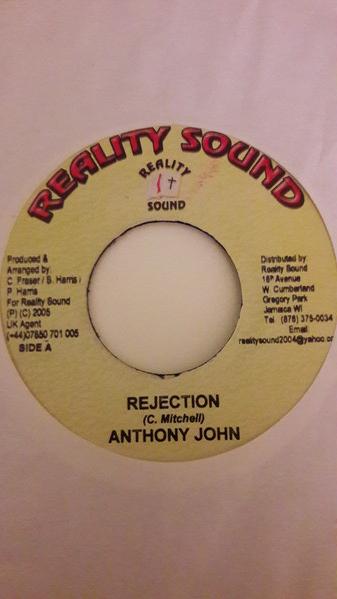 7inch Record ANTHONY JOHN - Rejection NONE Reality Sound 2005 Jamaica Reggae, Ska & Dub Used
7inch Record ANTHONY JOHN - Rejection NONE Reality Sound 2005 Jamaica Reggae, Ska & Dub Used
