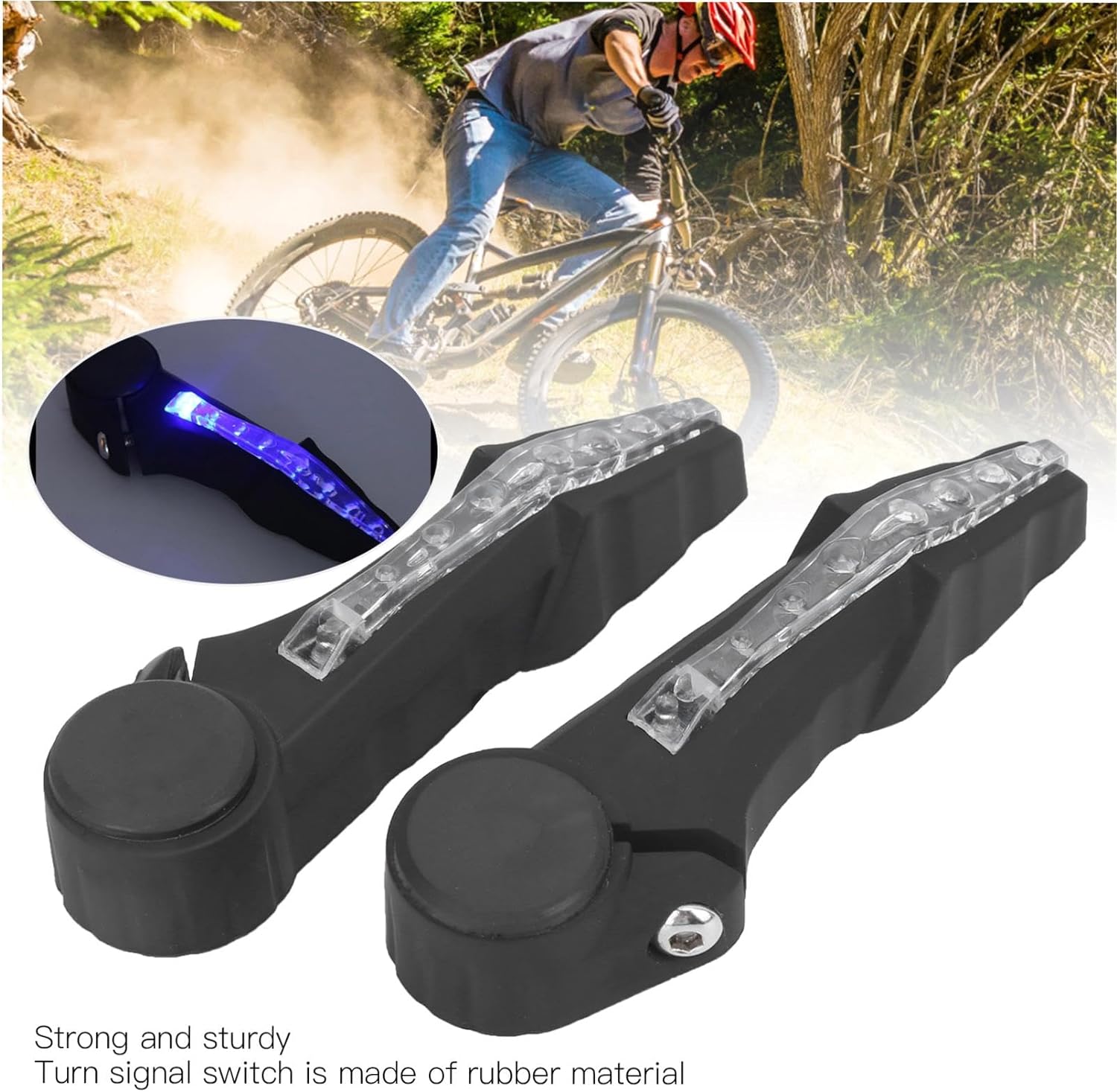 Подсветка руля велосипеда - Подсветка ручек для горных и шоссейных велосипедов - Указатели поворота для обеспечения безопасности - Полный набор аксессуаров для улучшения видимости
Подсветка руля велосипеда - Подсветка ручек для горных и шоссейных велосипедов - Указатели поворота для обеспечения безопасности - Полный набор аксессуаров для улучшения видимости