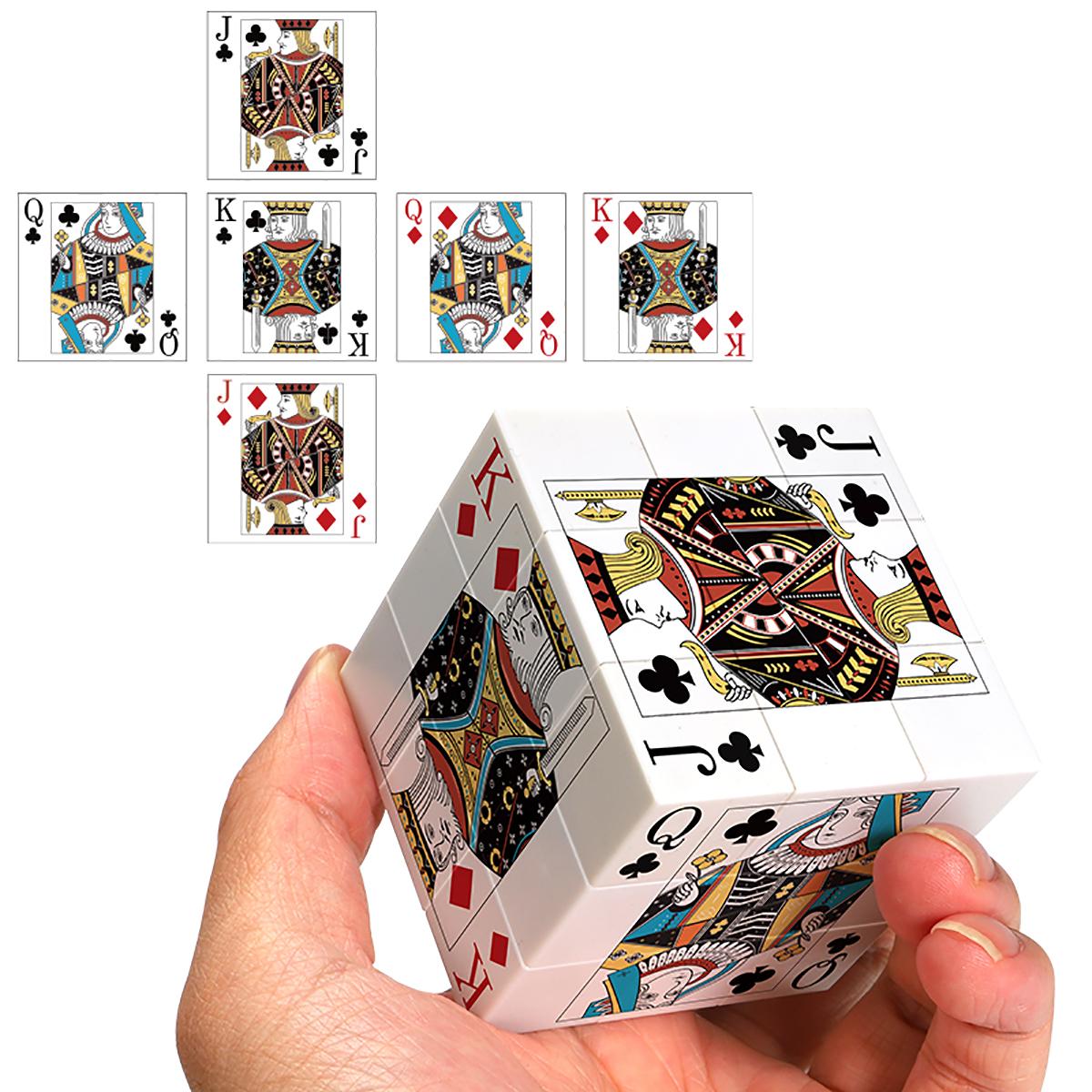 Magic Cube 3x3x3 3D UV printed poker K Q J stress-relieving puzzle professional smooth speed game children s toy gift
Magic Cube 3x3x3 3D UV printed poker K Q J stress-relieving puzzle professional smooth speed game children s toy gift