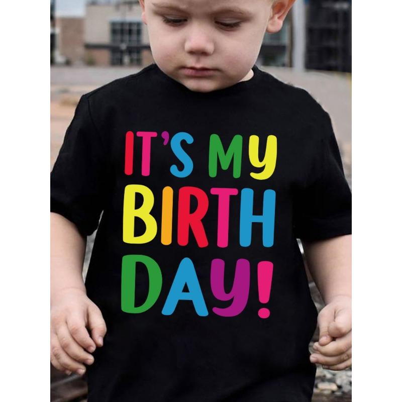 European sizes Summer Boys Stylish Short-Sleeve Shirt with Colorful Birthday Letter Elements Print for Outdoor Casual Wear 98cm чёрный
European sizes Summer Boys Stylish Short-Sleeve Shirt with Colorful Birthday Letter Elements Print for Outdoor Casual Wear 98cm чёрный