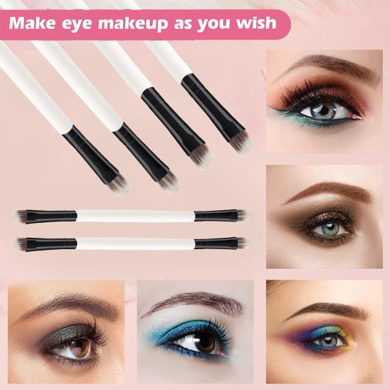 Makeup Brush Soft Convenient Multifunctional Safe Long Lifespan Cosmetics Tools Elegant Dual Head Concealer Eyeshadow Brush for Female
Makeup Brush Soft Convenient Multifunctional Safe Long Lifespan Cosmetics Tools Elegant Dual Head Concealer Eyeshadow Brush for Female