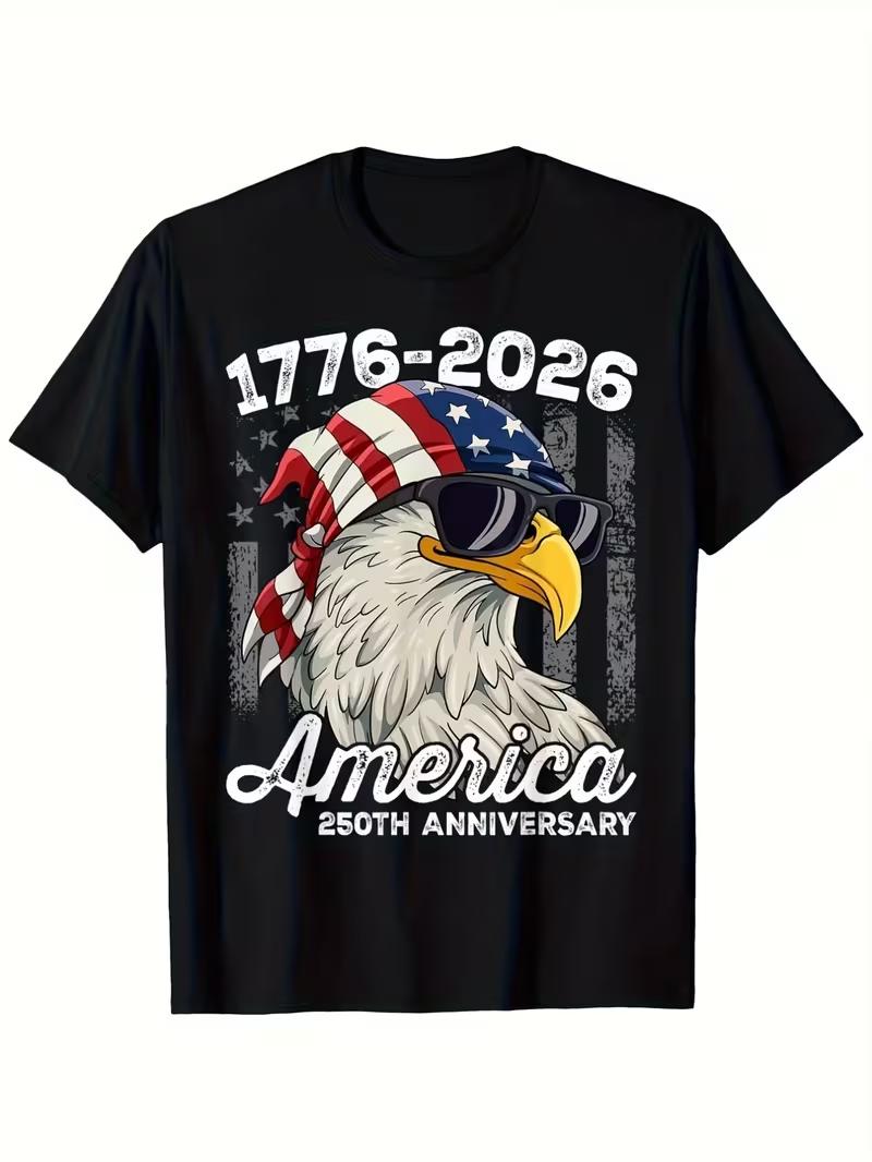 USA 250 Years of Freedom TShirt 17762026 Loose Fit Round Neck Tee with 250th Anniversary Unisex WOMEN Unisex Casual Tops S
USA 250 Years of Freedom TShirt 17762026 Loose Fit Round Neck Tee with 250th Anniversary Unisex WOMEN Unisex Casual Tops S