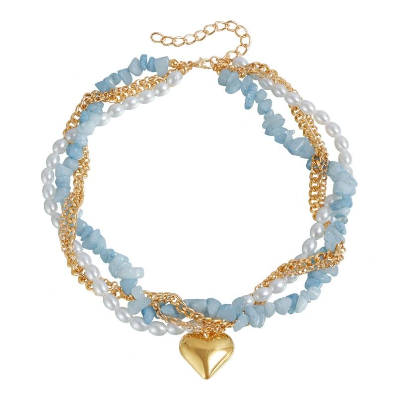 Fashion Exaggerated Heart Pendant Necklaces for Women Creative Punk Pearl Stone Chain Choker Necklace Female Party Jewelry
Fashion Exaggerated Heart Pendant Necklaces for Women Creative Punk Pearl Stone Chain Choker Necklace Female Party Jewelry