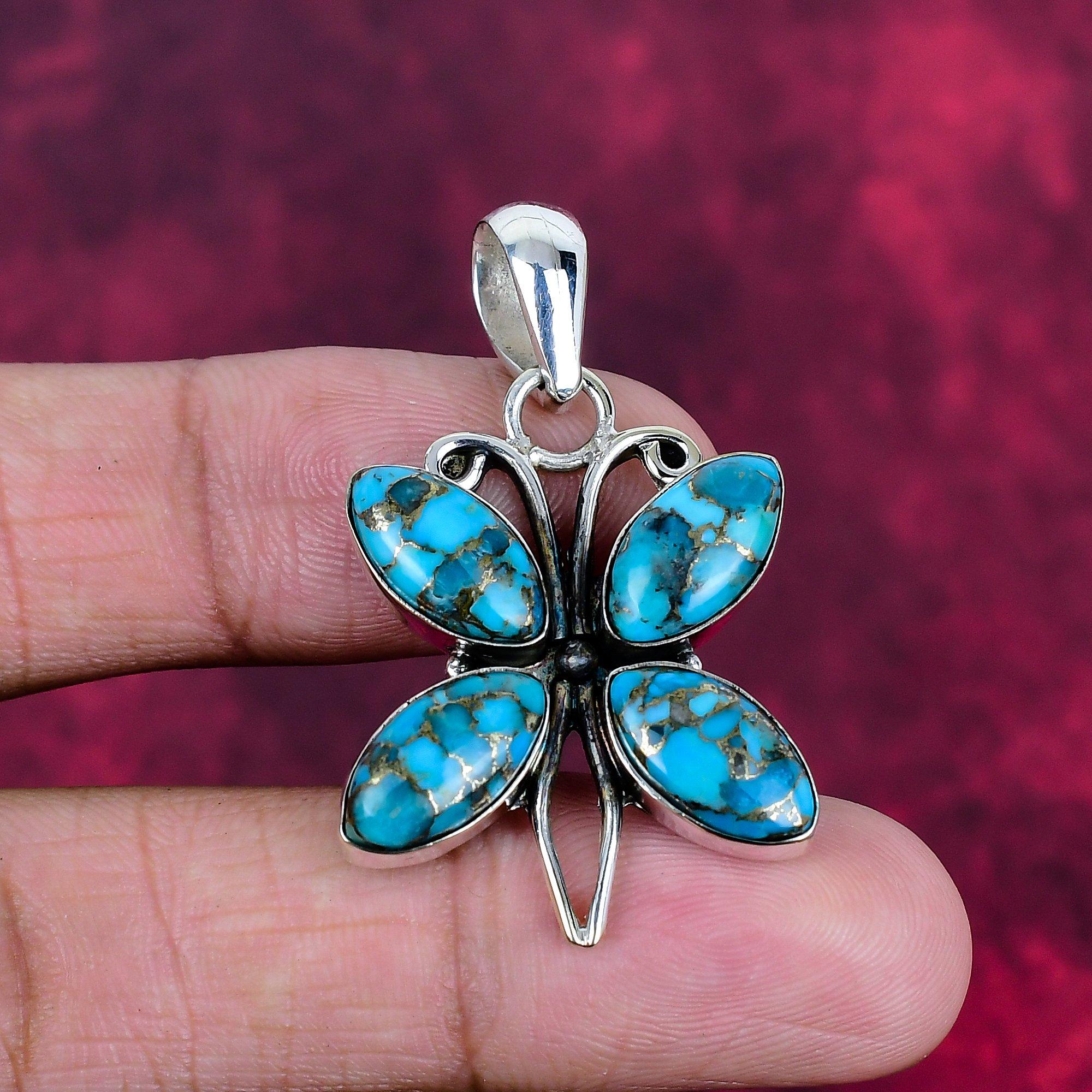 Голубой медный бирюзовый кулон ручной работы с драгоценными камнями, 925 пробы серебряный кулон, старинные ювелирные изделия, для подарка на помолвку 2.63 Inches синий
Голубой медный бирюзовый кулон ручной работы с драгоценными камнями, 925 пробы серебряный кулон, старинные ювелирные изделия, для подарка на помолвку 2.63 Inches синий