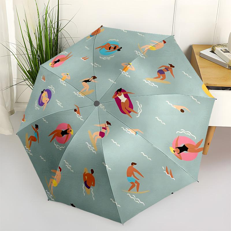 1pc Surfers Automatic Folding Umbrella - 8-Rib Automatic Open/Close, Portable Collapsible Compact Umbrella yy251218071
1pc Surfers Automatic Folding Umbrella - 8-Rib Automatic Open/Close, Portable Collapsible Compact Umbrella yy251218071