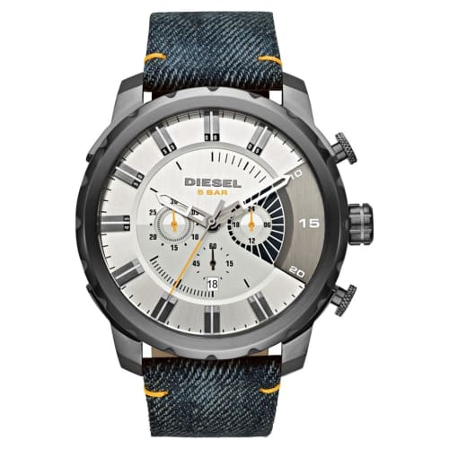 Diesel Men s DZ4345 Stronghold Analog Display Analog Quartz Blue Watch, Chronograph.
Diesel Men s DZ4345 Stronghold Analog Display Analog Quartz Blue Watch, Chronograph.