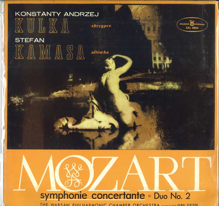 LP Record KONSTANTY ANDRZEJ KULKA STEFAN KAM Symphonie Concertante Duo No. 2 SXL0864 POLSKIE NAGRAN Poland Classical Used
LP Record KONSTANTY ANDRZEJ KULKA STEFAN KAM Symphonie Concertante Duo No. 2 SXL0864 POLSKIE NAGRAN Poland Classical Used