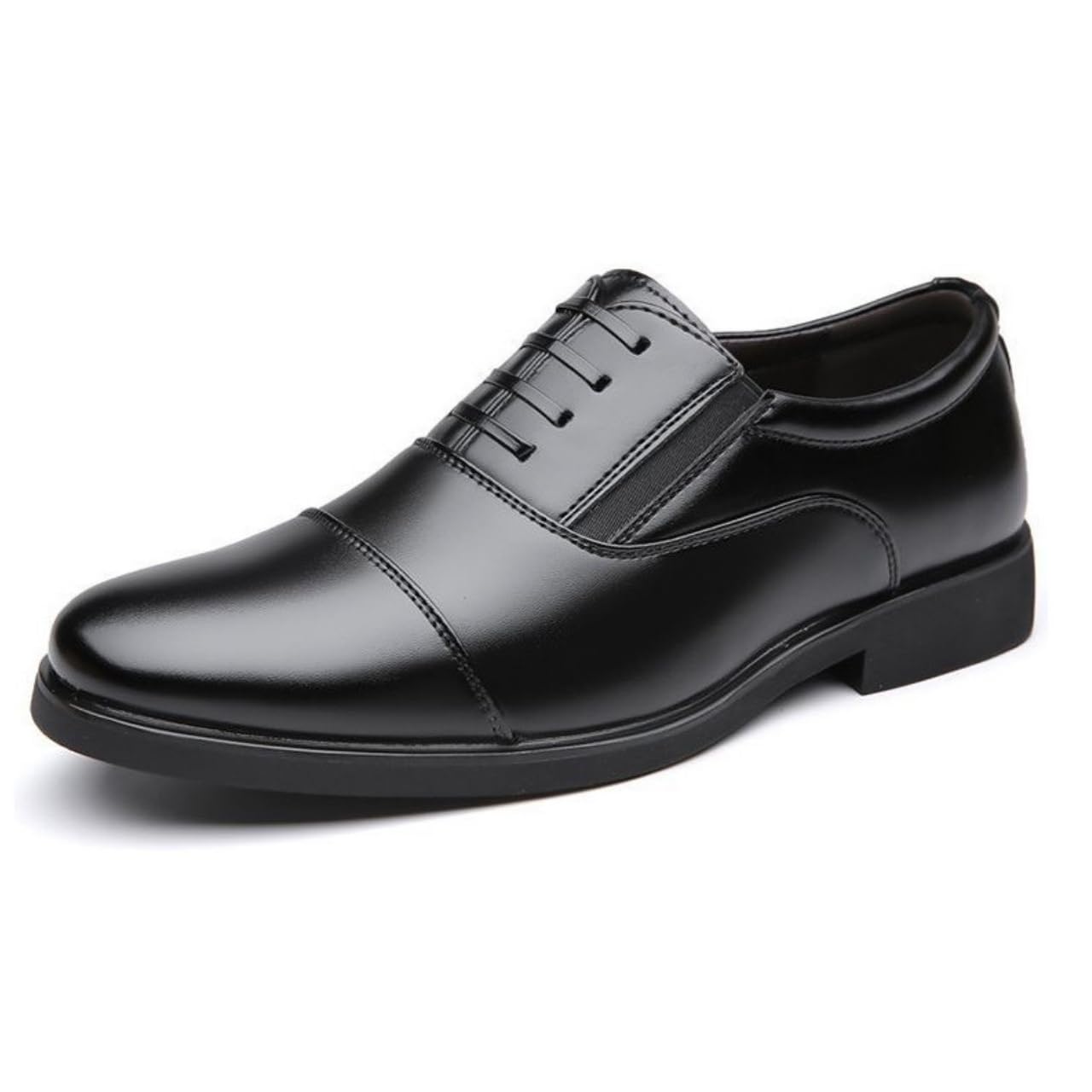 Business Leather Synthetic Sneaker Elastic Dress Straight Inner Ceremonial Mourning Clothes Shoes, Men s Shoes, Leather, Biz, Commuting, Collar, чорний
Business Leather Synthetic Sneaker Elastic Dress Straight Inner Ceremonial Mourning Clothes Shoes, Men s Shoes, Leather, Biz, Commuting, Collar, чорний