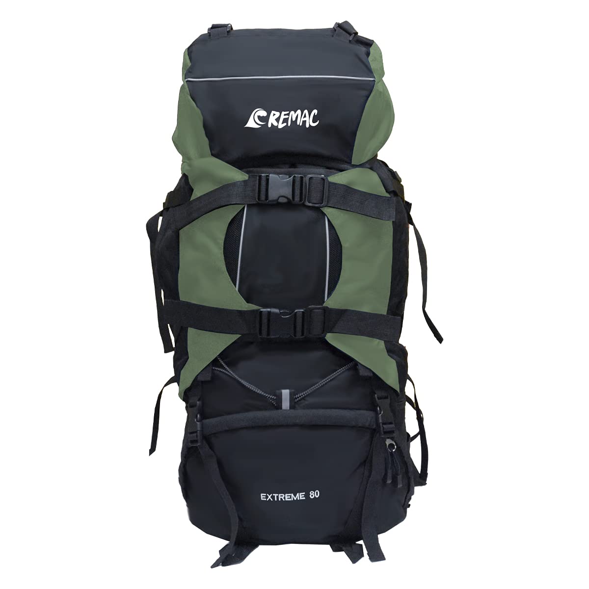 REMAC Backpack 80L Large Capacity Waterproof Outdoor Disaster Prevention Mountain Climbing Travel Rucksack (Dark Green)
REMAC Backpack 80L Large Capacity Waterproof Outdoor Disaster Prevention Mountain Climbing Travel Rucksack (Dark Green)
