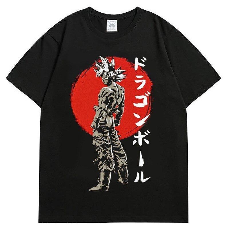 Japanese Anime Cartoon Dragon Ball Goku Printed Pure Cotton Shortsleeved Tshirt for Both Unisex and Women Stylish and Slimming S
Japanese Anime Cartoon Dragon Ball Goku Printed Pure Cotton Shortsleeved Tshirt for Both Unisex and Women Stylish and Slimming S