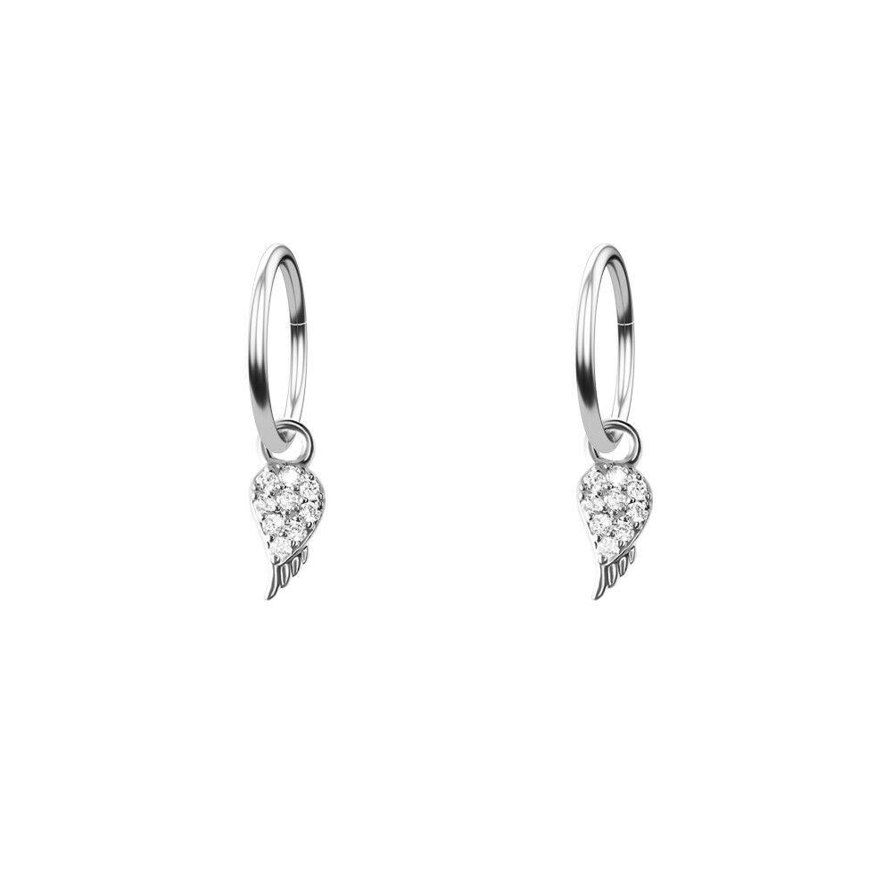 1 шт. 316L хирургическая сталь 16 г кулон серьги-обнимашки для женщин и мужчин ювелирные изделия в подарок Feather
1 шт. 316L хирургическая сталь 16 г кулон серьги-обнимашки для женщин и мужчин ювелирные изделия в подарок Feather