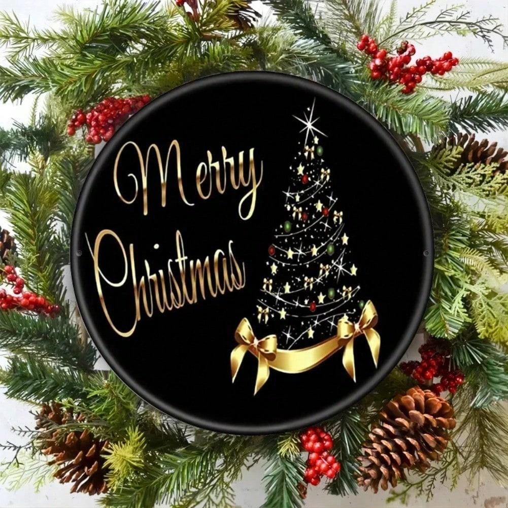 Vintage Merry Christmas Iron Wall Art Round Holiday Decor Metal Sign for Home Cafe Garden 20x20 різнокольоровий
Vintage Merry Christmas Iron Wall Art Round Holiday Decor Metal Sign for Home Cafe Garden 20x20 різнокольоровий