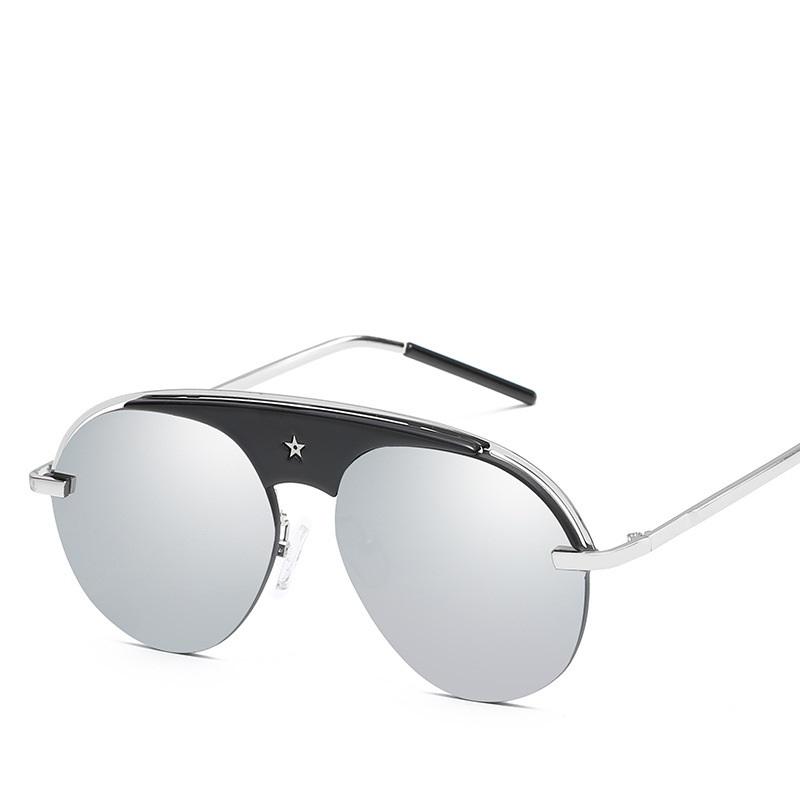 Retro Steampunk Style Sunglasses2024 Men Women Brand Designer Round Metal Frame Punk Metal Shields Lens Sun Glasses Gafas de So As shown срібний
Retro Steampunk Style Sunglasses2024 Men Women Brand Designer Round Metal Frame Punk Metal Shields Lens Sun Glasses Gafas de So As shown срібний
