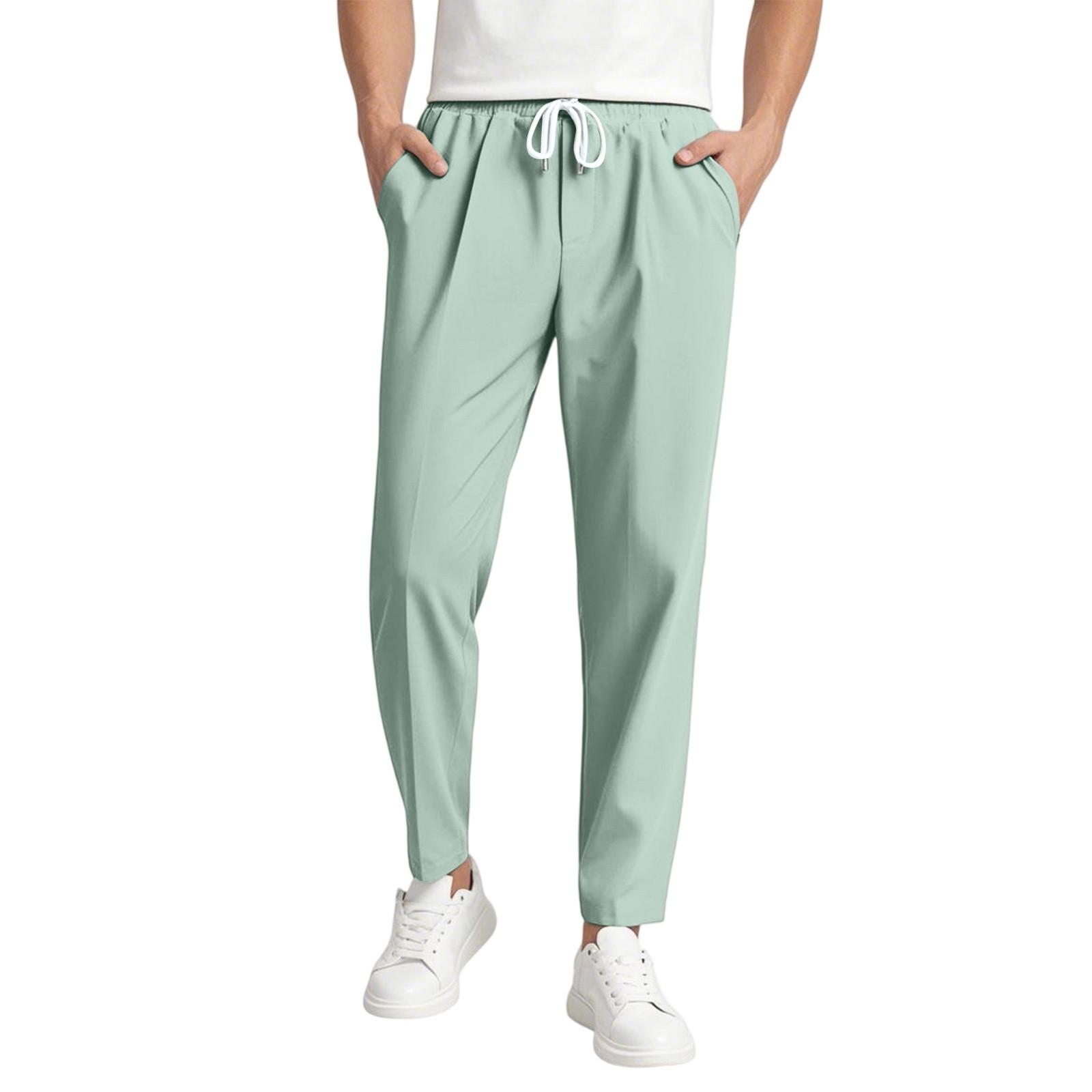Men s Long Pants With Elastic Waist,Pull The Rope Light And Slim Fit, Pockets, Comfortable And Breathable M
Men s Long Pants With Elastic Waist,Pull The Rope Light And Slim Fit, Pockets, Comfortable And Breathable M