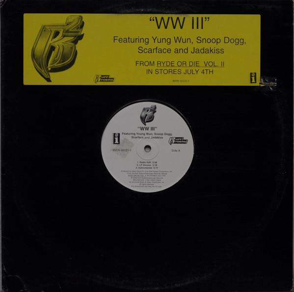 12inch Record RUFF RYDERS - WW III INTR101311 Interscope Reco 2000 US Rap & Hip-Hop/R&B Used
12inch Record RUFF RYDERS - WW III INTR101311 Interscope Reco 2000 US Rap & Hip-Hop/R&B Used