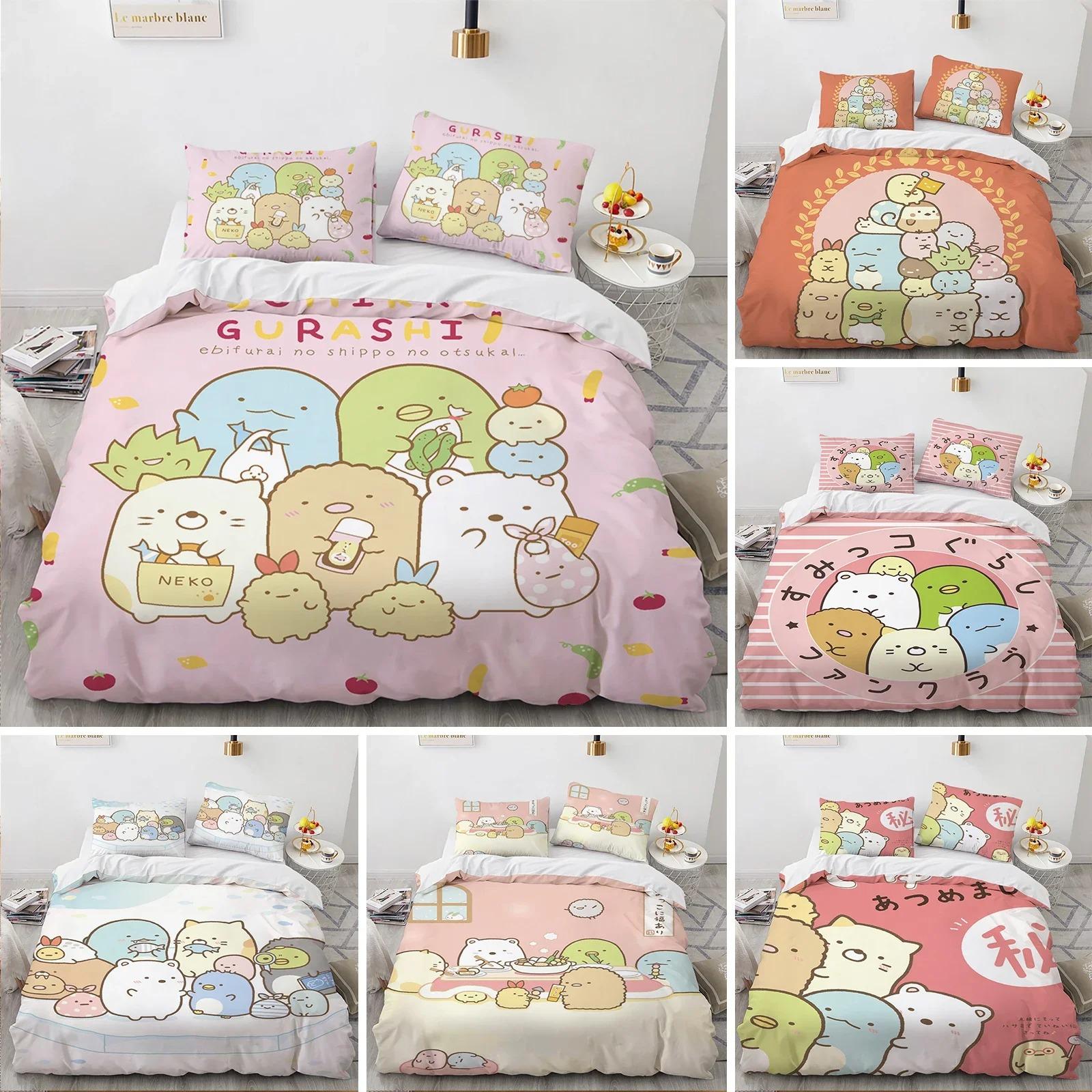 3D-печатный мультяшный пододеяльник Sumikko Gurashi с рисунком аниме Kawaii Комплект постельного белья Double Twin Full Queen King Взрослый Детский пододеяльник 70x133cm 2pcs
3D-печатный мультяшный пододеяльник Sumikko Gurashi с рисунком аниме Kawaii Комплект постельного белья Double Twin Full Queen King Взрослый Детский пододеяльник 70x133cm 2pcs