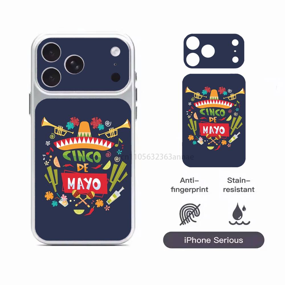 Cinco de Mayo Repeatedly Pasted For iPhone 17 Pro ProMax Back Sticker Cover iPhone17pro
Cinco de Mayo Repeatedly Pasted For iPhone 17 Pro ProMax Back Sticker Cover iPhone17pro