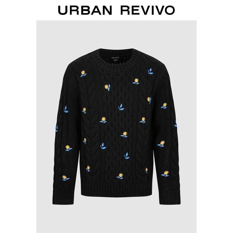 UR Men s Floral Embroidery Color-block Pullover Sweater XS
UR Men s Floral Embroidery Color-block Pullover Sweater XS