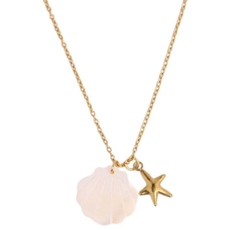 Fashionable O Chain Stainless Steel Necklace Dolphin/Sea Turtles/Starfish/Seashells Adjustable Length Choker Accessory
Fashionable O Chain Stainless Steel Necklace Dolphin/Sea Turtles/Starfish/Seashells Adjustable Length Choker Accessory