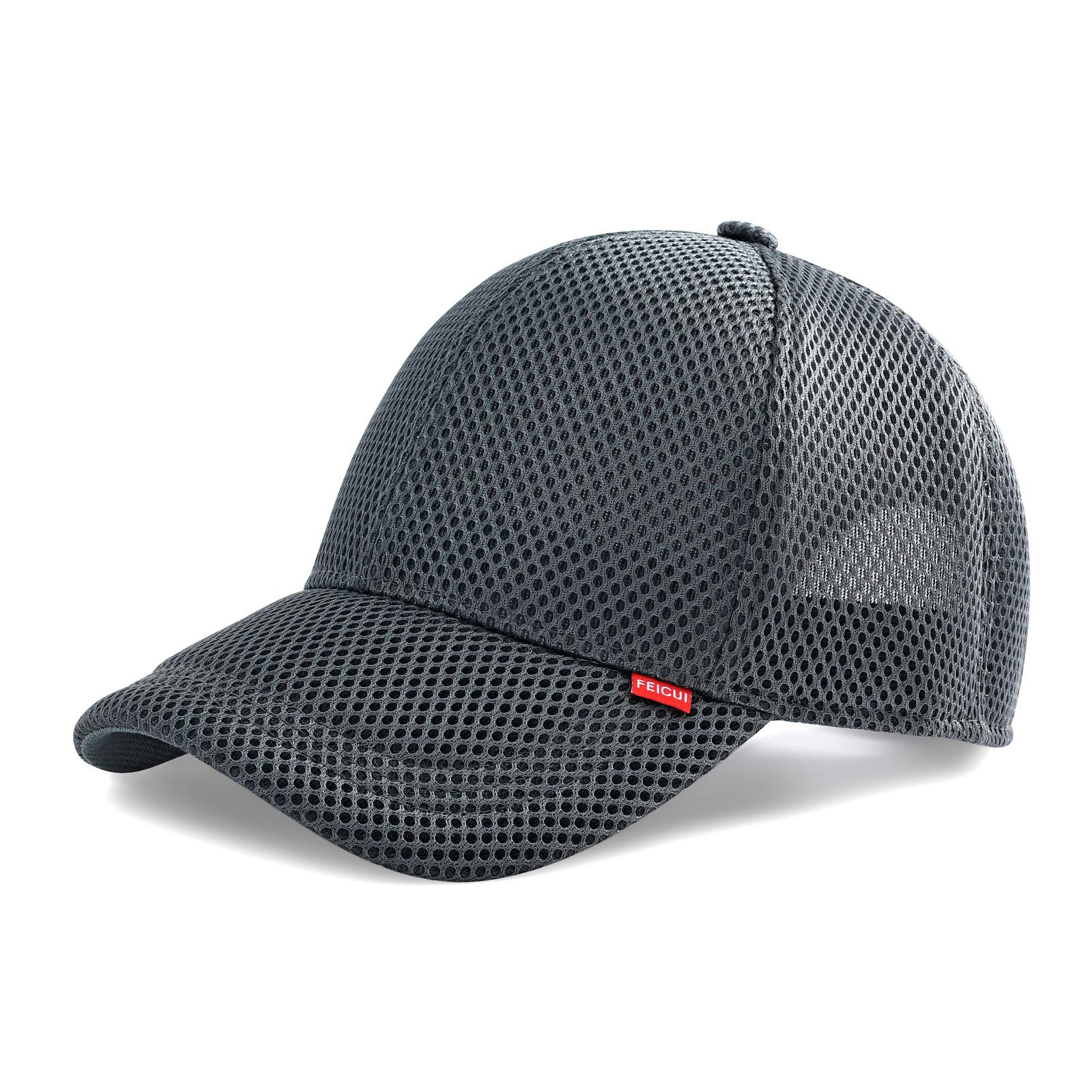 FEICUI Unisex Summer 6-Panel Baseball Cap Mesh Running Hats Pure Color Trucker Cap Breathable Outdoor Sports Quick Dry Hat 57-60CM темно-сірий
FEICUI Unisex Summer 6-Panel Baseball Cap Mesh Running Hats Pure Color Trucker Cap Breathable Outdoor Sports Quick Dry Hat 57-60CM темно-сірий