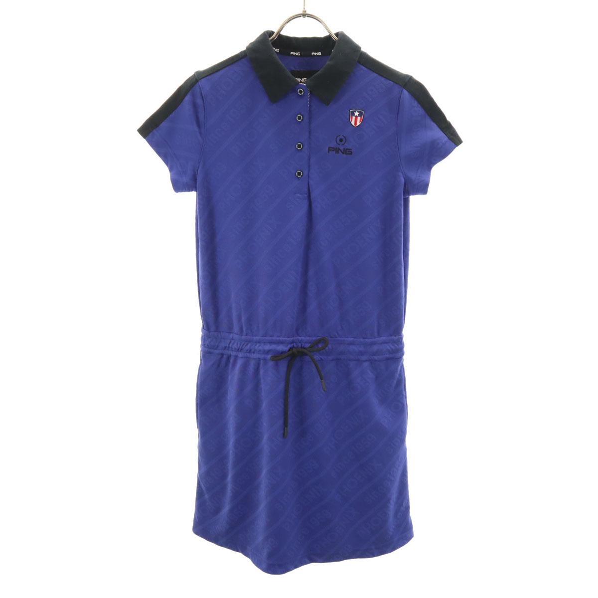 PING golf Short sleeve Polo mini dress S blue Women Used
PING golf Short sleeve Polo mini dress S blue Women Used