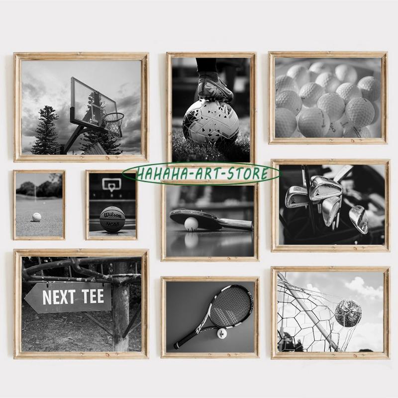 Soccer Basketball Tennis Golf Black and White Photos Poster Canvas Printing Sports Art Wall Decor B&W Photograph Aesthetic Print 21cm×30cm NoFrame
Soccer Basketball Tennis Golf Black and White Photos Poster Canvas Printing Sports Art Wall Decor B&W Photograph Aesthetic Print 21cm×30cm NoFrame