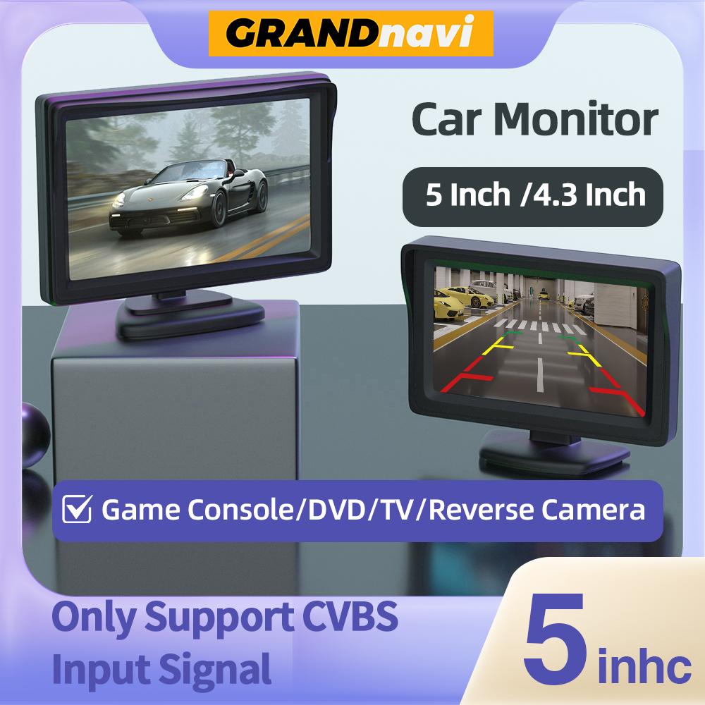 4.3/5 Inch HD Car Monitor Screen For Rear Camera TFT LCD VCD DVD Game Console Display Only Support CVBS Input Signal Easy Instal
4.3/5 Inch HD Car Monitor Screen For Rear Camera TFT LCD VCD DVD Game Console Display Only Support CVBS Input Signal Easy Instal