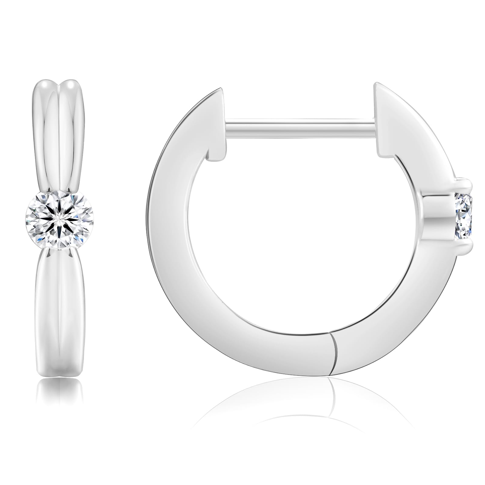 Hoop Earrings Ribbon Moissanite Earrings 15mm Ring Earrings Both Ears Hypoallergenic 14K Gold Plated Silver Earrings Single Diamond Simple Cute
Hoop Earrings Ribbon Moissanite Earrings 15mm Ring Earrings Both Ears Hypoallergenic 14K Gold Plated Silver Earrings Single Diamond Simple Cute