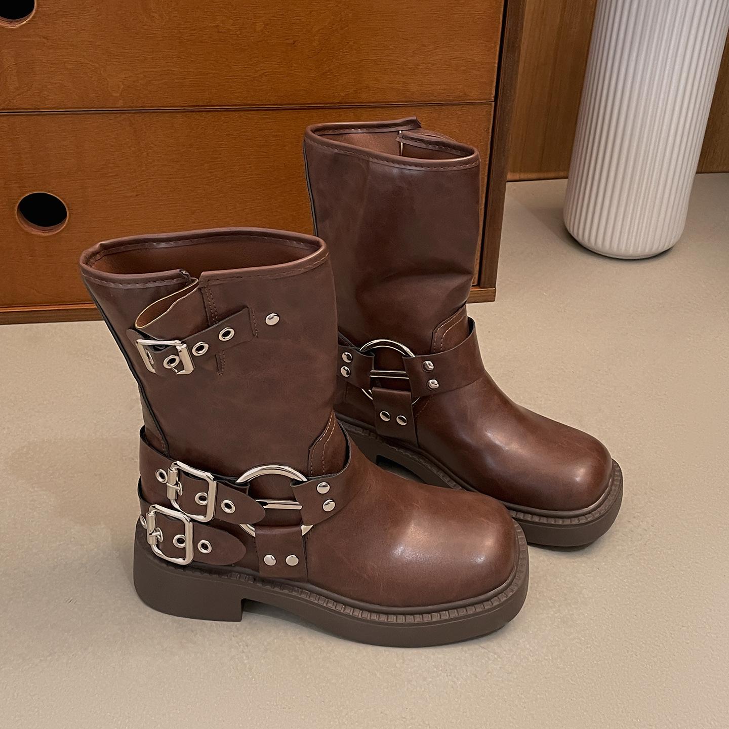 Brown British style thick heel heightened Martin boots women s 2025 new autumn thin thick-soled western cowboy boots 40 коричневый
Brown British style thick heel heightened Martin boots women s 2025 new autumn thin thick-soled western cowboy boots 40 коричневый