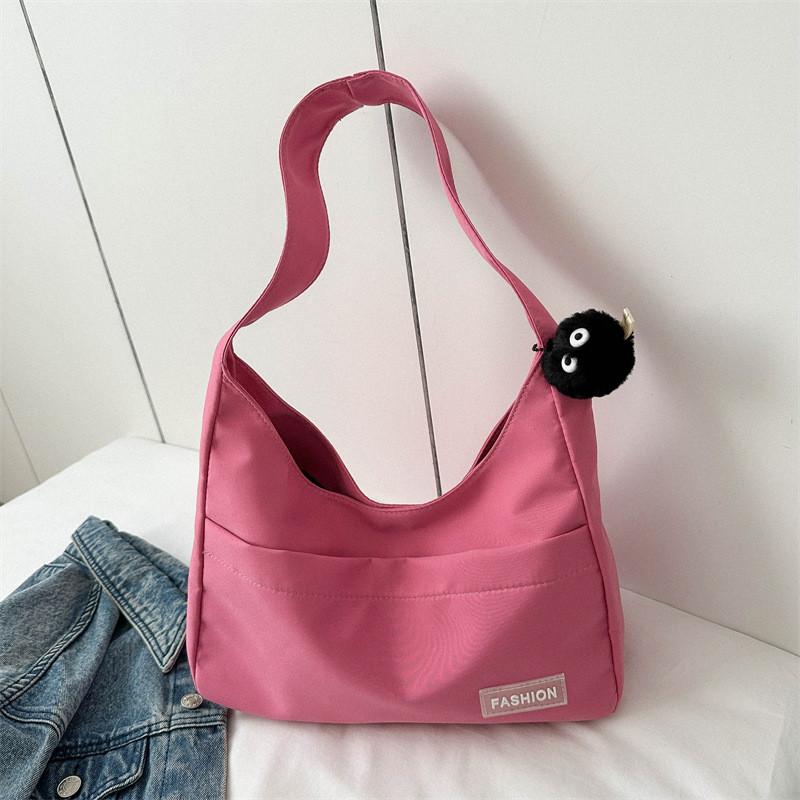 Fashionable Retro Shoulder Tote Bag Durable Oxford Fabric With Soft Structure Ideal For Casual Commuting In Various Hues Without Pendant рожевий
Fashionable Retro Shoulder Tote Bag Durable Oxford Fabric With Soft Structure Ideal For Casual Commuting In Various Hues Without Pendant рожевий