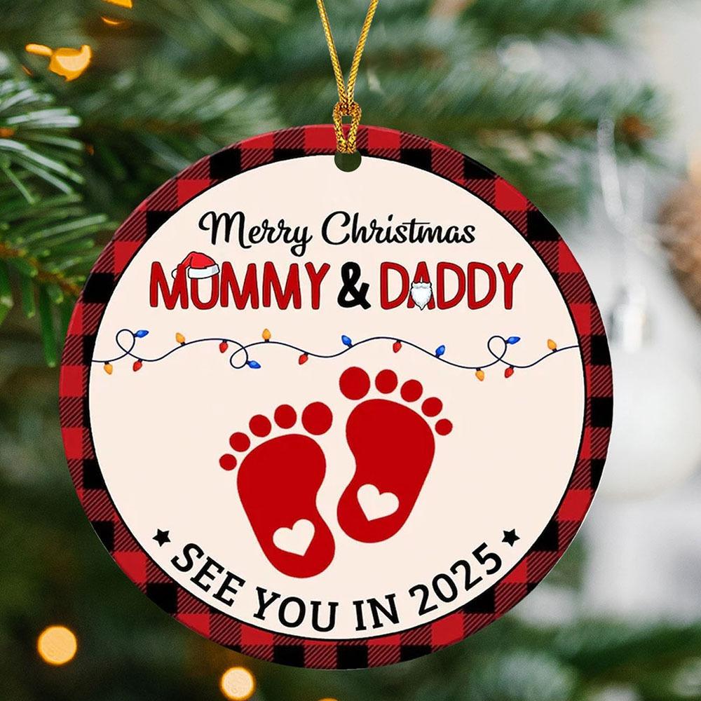 2D Merry Christmas Mom & Dad Round Ornament. 2025 tree pendant & home decor. чистый
2D Merry Christmas Mom & Dad Round Ornament. 2025 tree pendant & home decor. чистый
