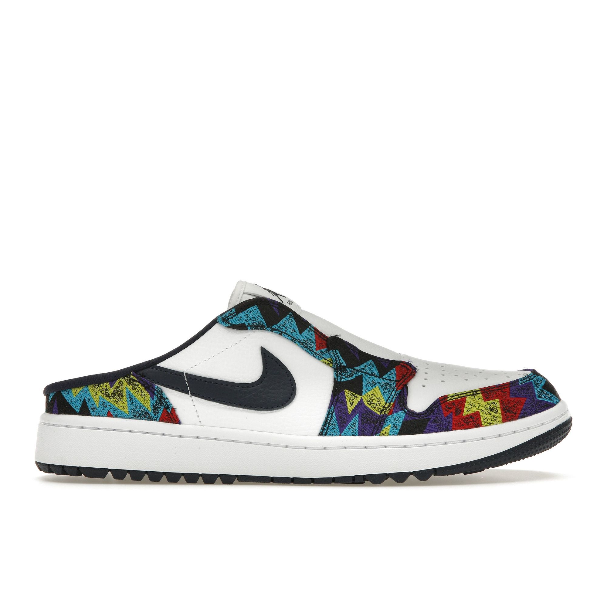 Air Jordan 1 Mule Golf Nothing But Net Men Sneakers Multi-Color White Obsidian FJ1214-100 44.5
Air Jordan 1 Mule Golf Nothing But Net Men Sneakers Multi-Color White Obsidian FJ1214-100 44.5