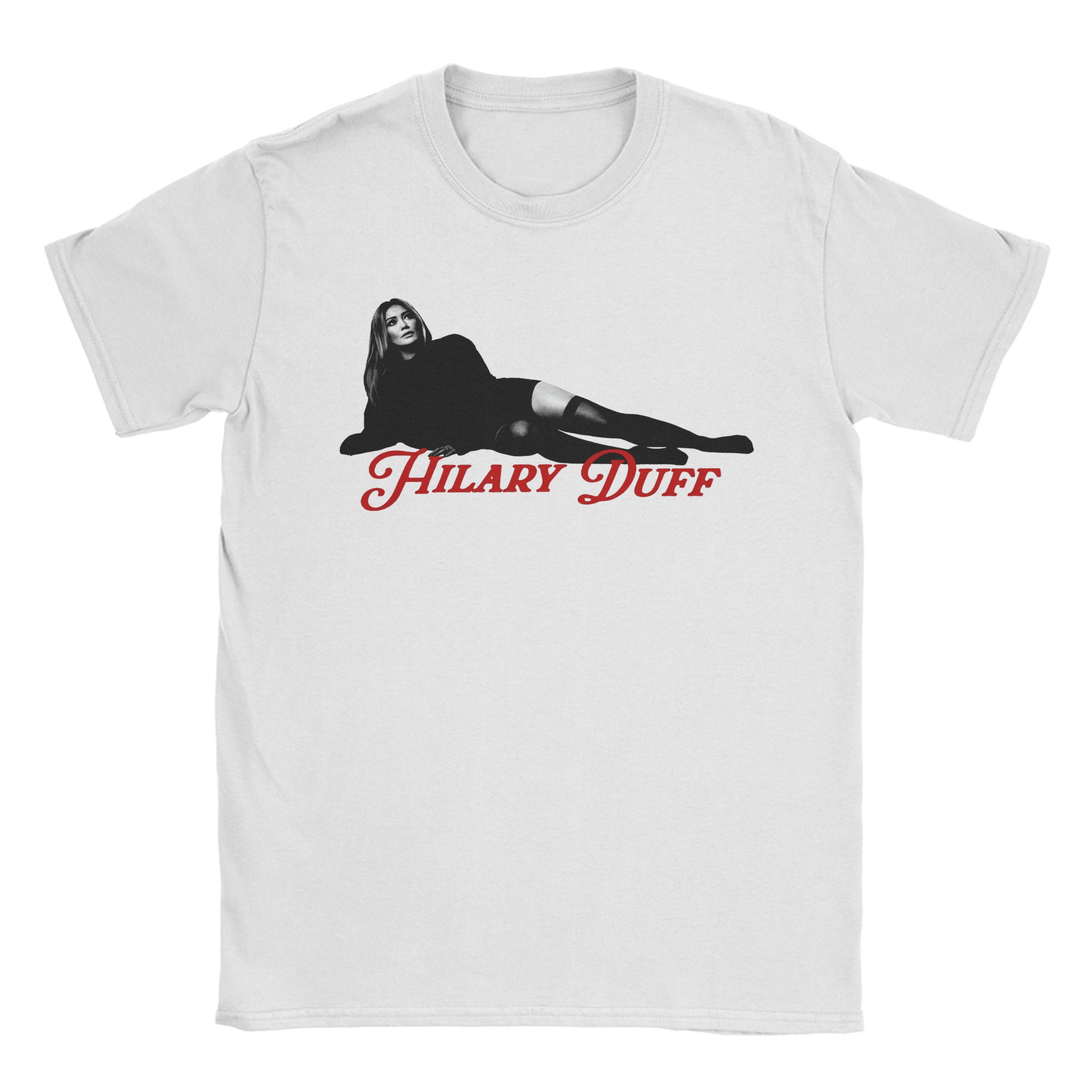 Men Hilary Duff American Actress T Shirts 100% Cotton Clothing Vintage Short Sleeve Round Neck Tee Shirt Party T-Shirts 5XL різнокольоровий
Men Hilary Duff American Actress T Shirts 100% Cotton Clothing Vintage Short Sleeve Round Neck Tee Shirt Party T-Shirts 5XL різнокольоровий
