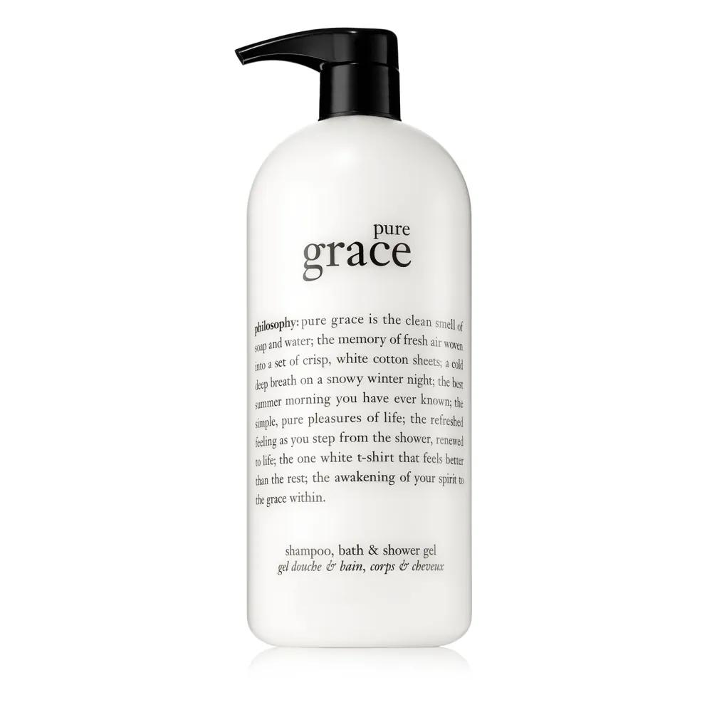 Philosophy Pure Grace 3 in 1 Bath and Shower Gel 960ml
Philosophy Pure Grace 3 in 1 Bath and Shower Gel 960ml