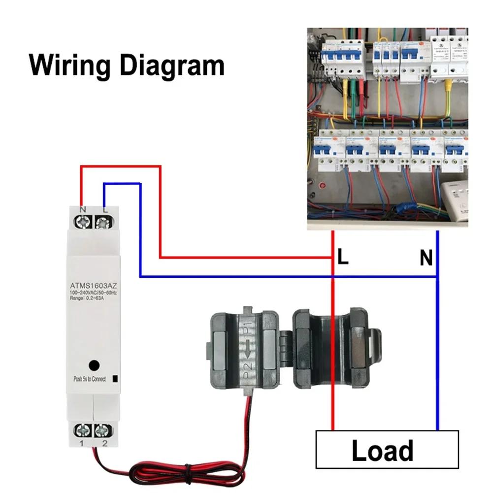 For Tuya Smart For ZigBee Energy Meter Din Rail With Clamp Current Transformer High-definition Display Remote Monitoring Contro China Mainland
For Tuya Smart For ZigBee Energy Meter Din Rail With Clamp Current Transformer High-definition Display Remote Monitoring Contro China Mainland