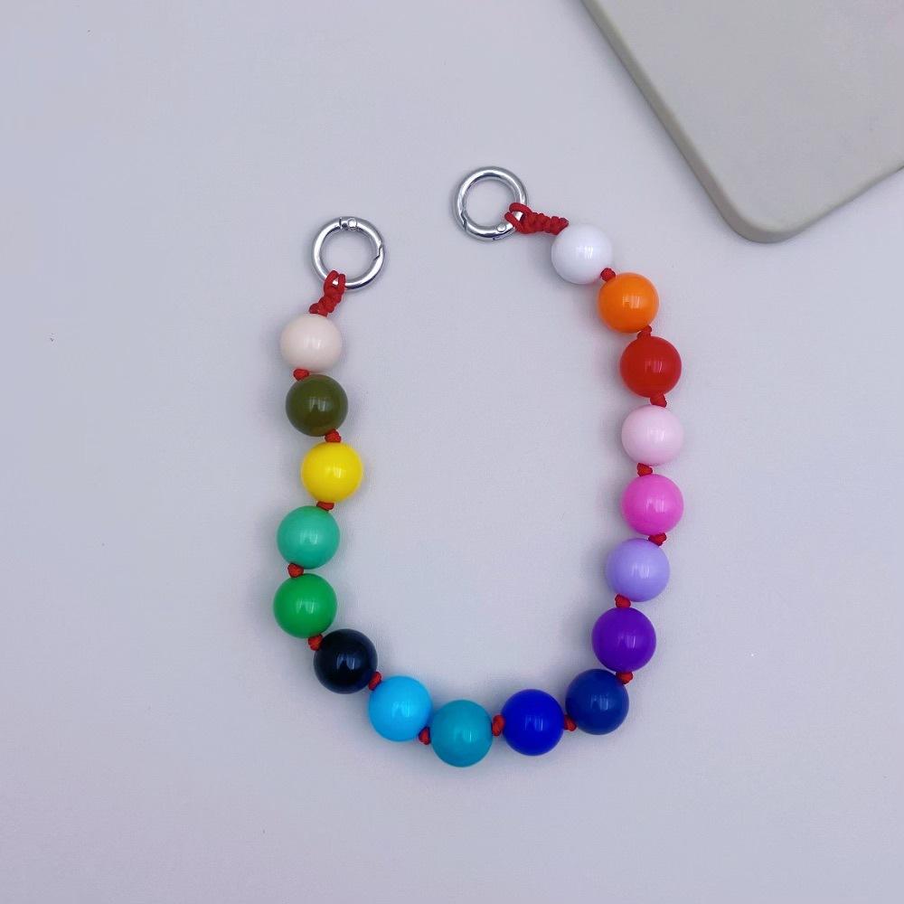 INS candy colored acrylic beads fashion anti-lost hand carry diagonal span pendant mobile phone chain
INS candy colored acrylic beads fashion anti-lost hand carry diagonal span pendant mobile phone chain