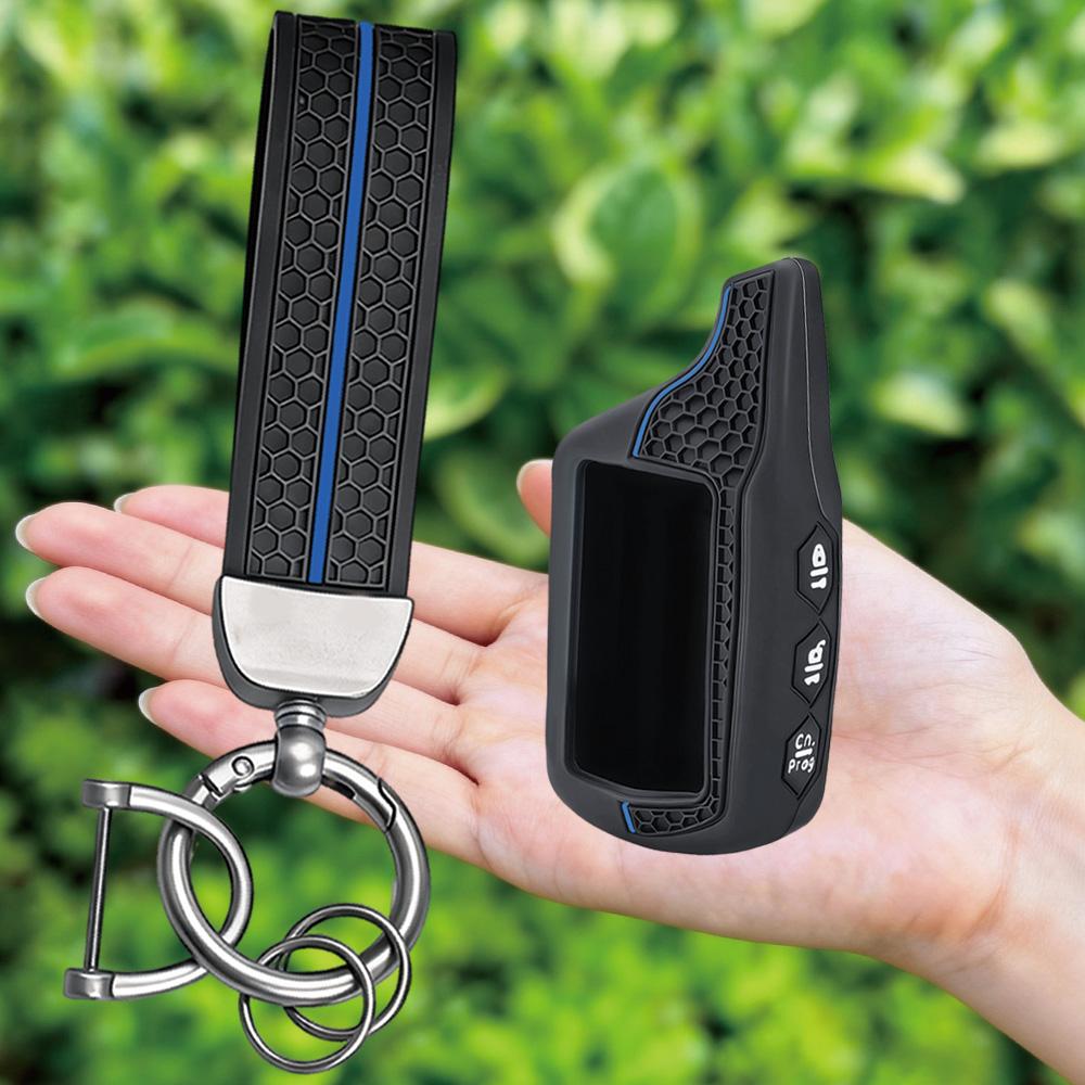keychain Silicone Car Key Cover Bag For Starline A91 A61 V7 B9 B6 Two Way Car Alarm System LCD Remote Fobs Shell Case Protector
keychain Silicone Car Key Cover Bag For Starline A91 A61 V7 B9 B6 Two Way Car Alarm System LCD Remote Fobs Shell Case Protector