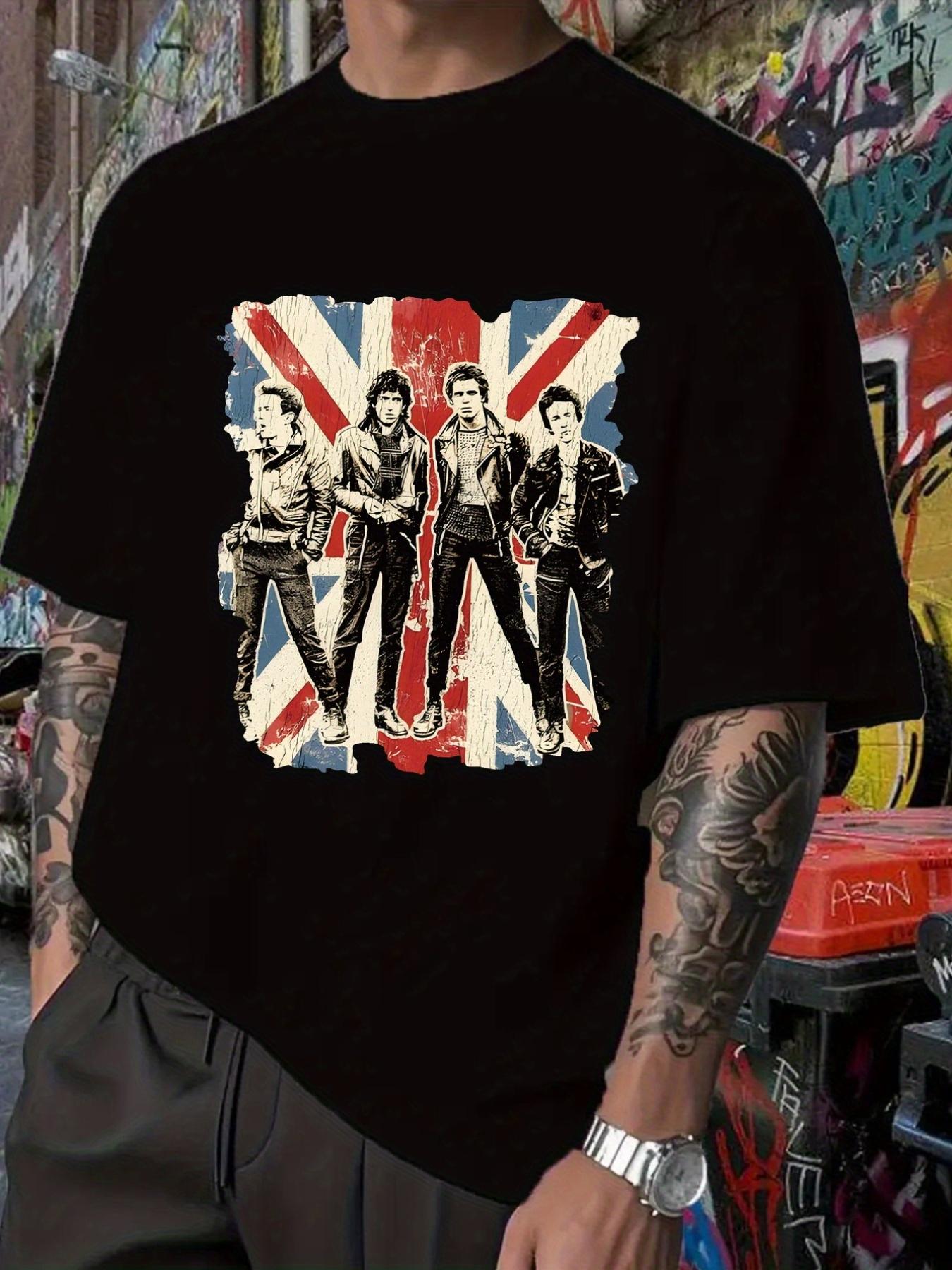 The Graphic T-shirt - Full-Body Band Print with Union Jack Design XXXL
The Graphic T-shirt - Full-Body Band Print with Union Jack Design XXXL